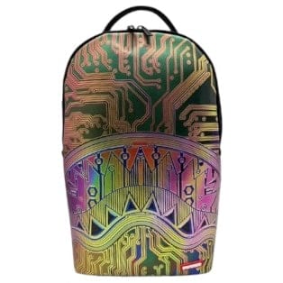 Sprayground Circruit Board Shark Backpack - Image 2