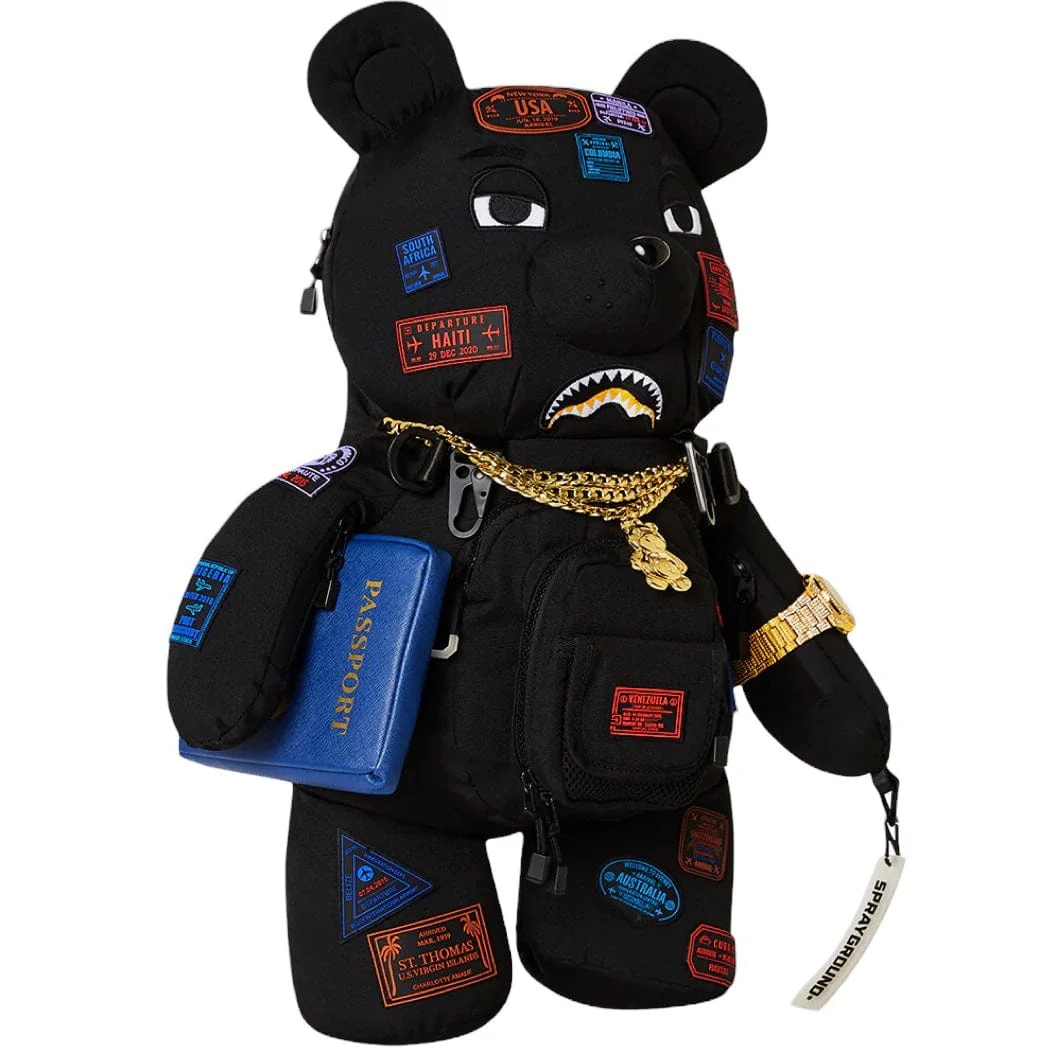 Sprayground James First Class I Got These Stamps Moneybear Backpack - Image 2