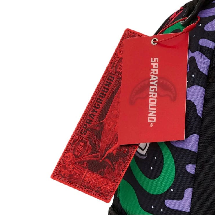Sprayground Jorge Rodriguez Green Alien Backpack - Image 11