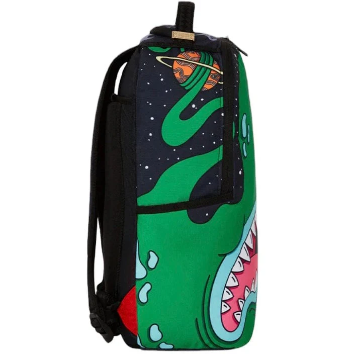 Sprayground Jorge Rodriguez Green Alien Backpack - Image 5