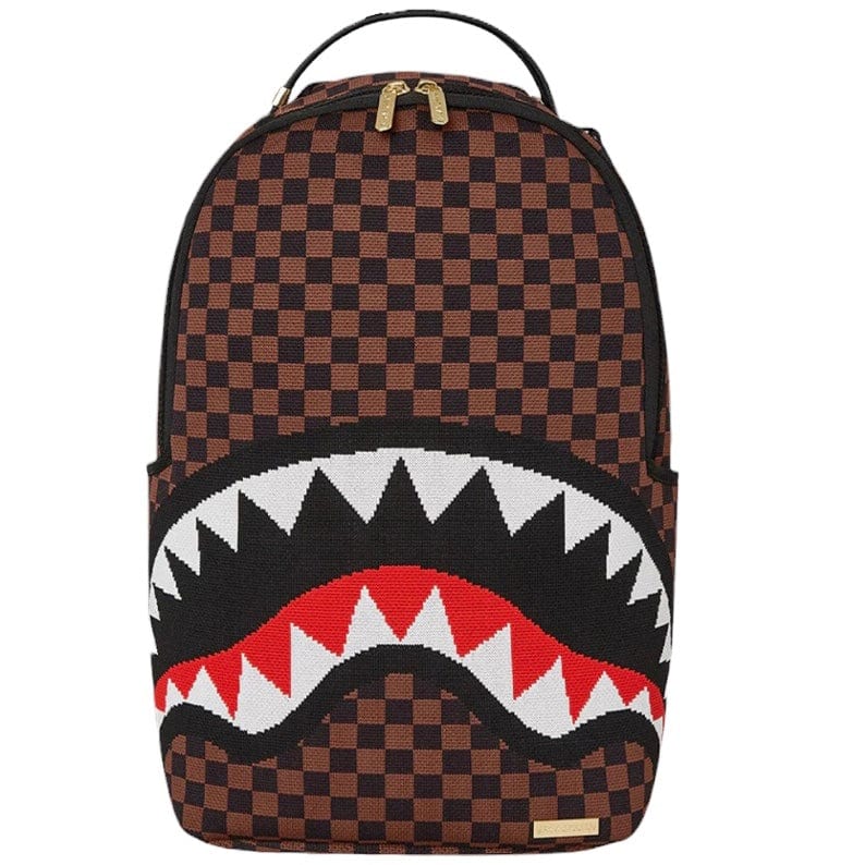Sprayground Knit Sharks In Paris 2.0 DLX Backpack - Image 2