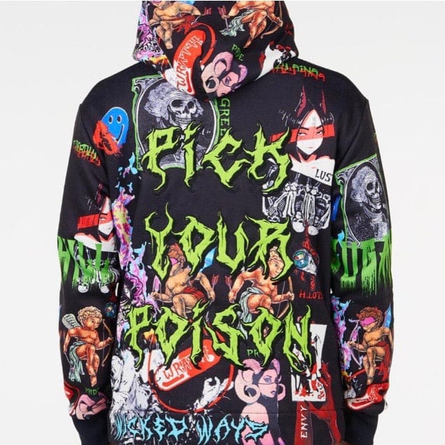 Sugar Hill 7 Sins Hoodie (Black) SH-FALL20-60 - Image 2