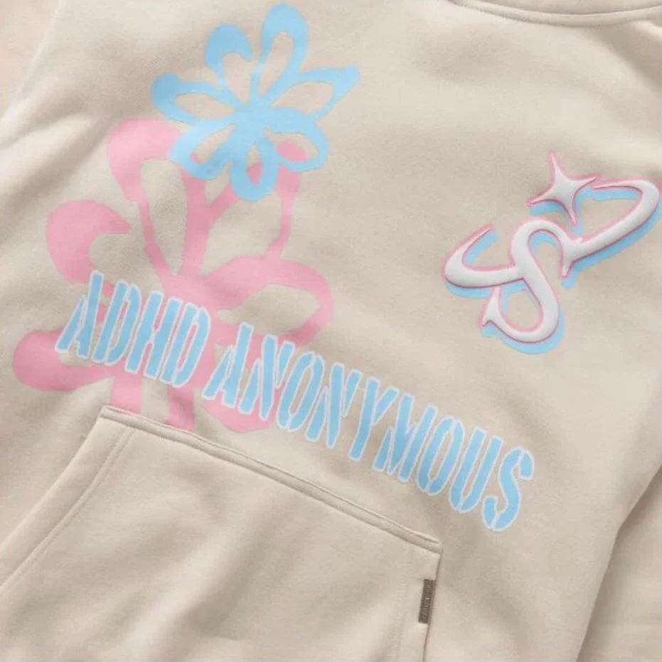Sugar Hill "ADHD" Hoodie (Cream) SH23-HOL-06 - Image 6