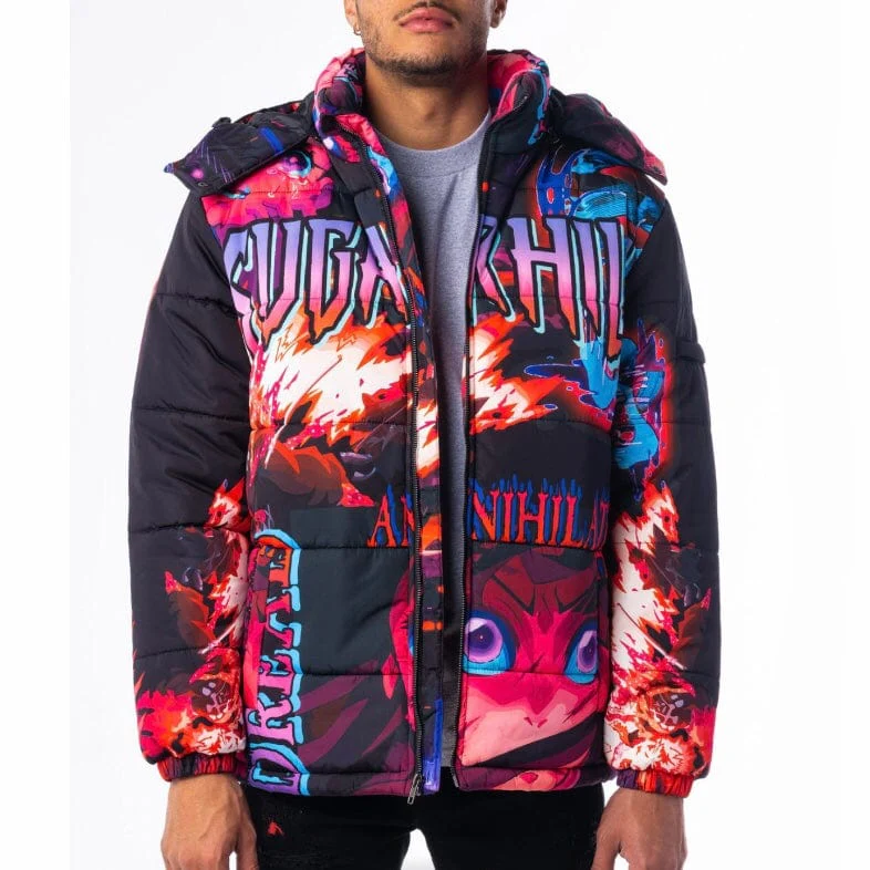 Sugar Hill Annihilation Puffer Jacket (Red) SH-FALL221-16 - Image 3