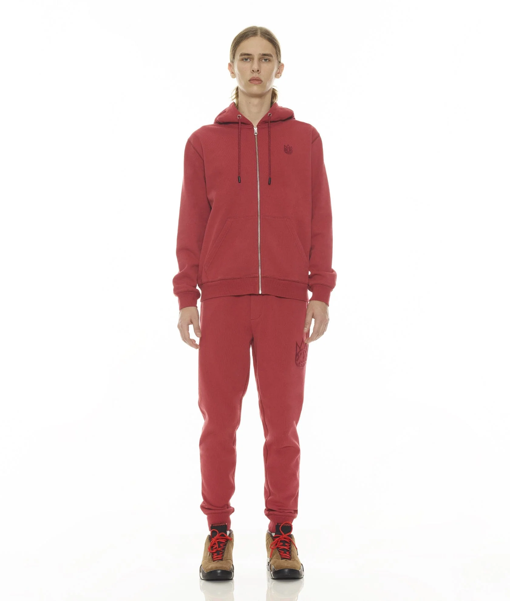 SWEATPANT IN GARNET - Image 3