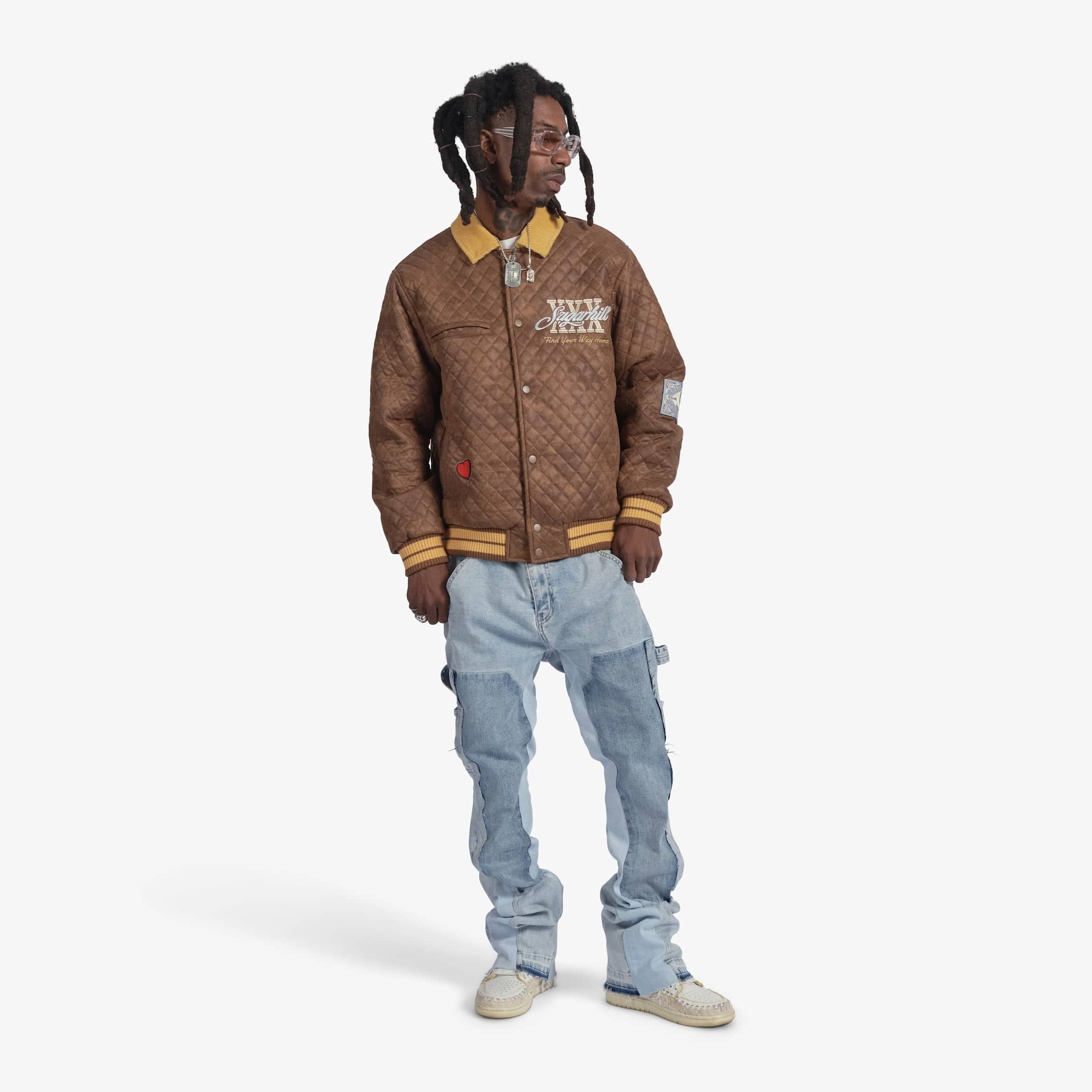 "The Heart" Quilted Jacket (brown) - Image 5