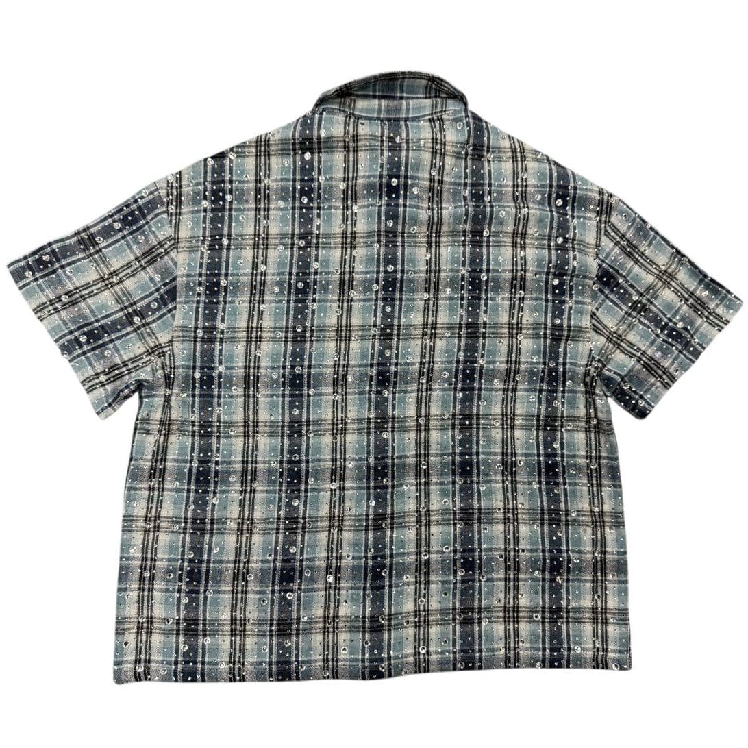 The Syndicate Milano Short Sleeve Flannel (Blue) - Image 4