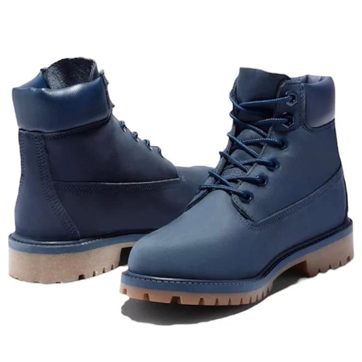 Juniors Timberland 6" Premium WP Boots (Navy) TB03793A - Image 2