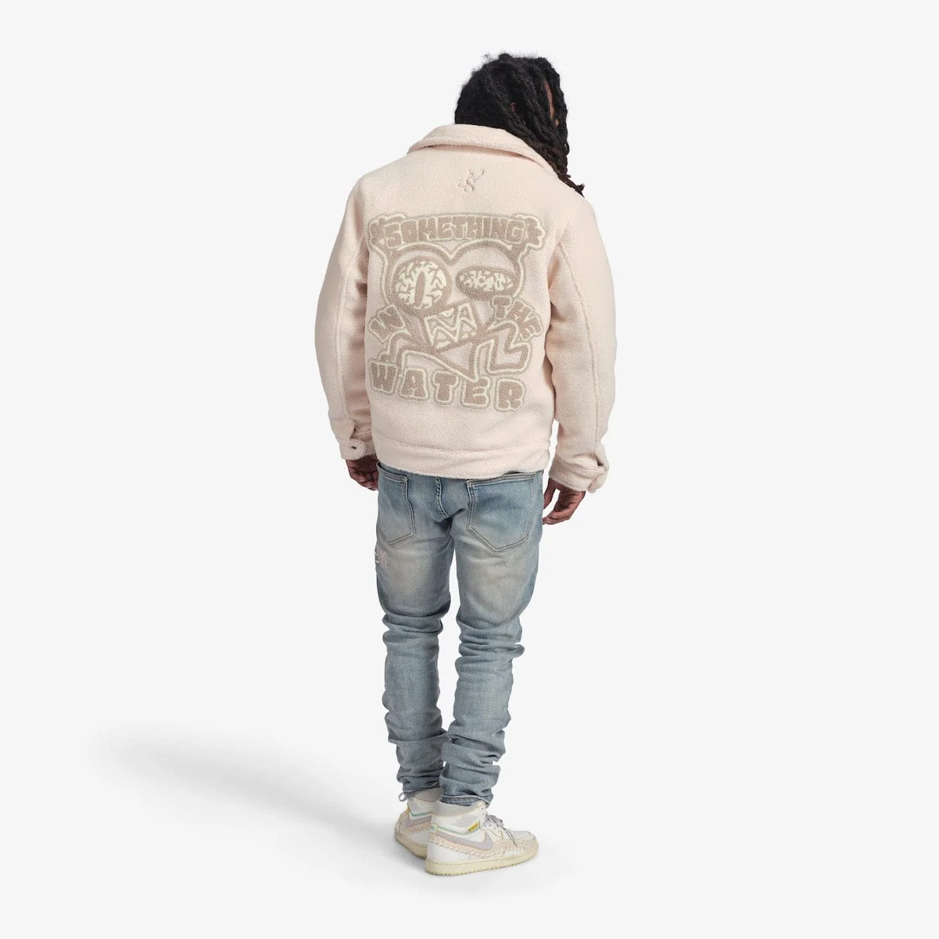 "Toxins" Plush Jacket (ivory) - Image 5