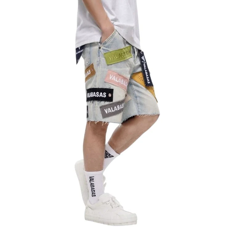 Valabasas Banner Denim Shorts (Lt. Vintage) VLBS-VSH2-1031 - Image 4