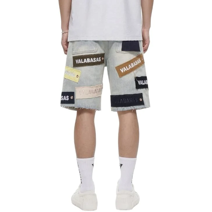 Valabasas Banner Denim Shorts (Lt. Vintage) VLBS-VSH2-1031 - Image 6