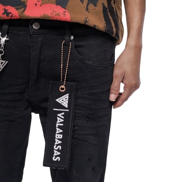 Valabasas Blackout Skinny Jean (Black Washed) VLBS-VJ1-1008 - Image 6
