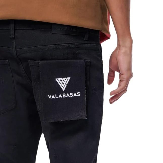 Valabasas Blackout Skinny Jean (Black Washed) VLBS-VJ1-1008 - Image 7