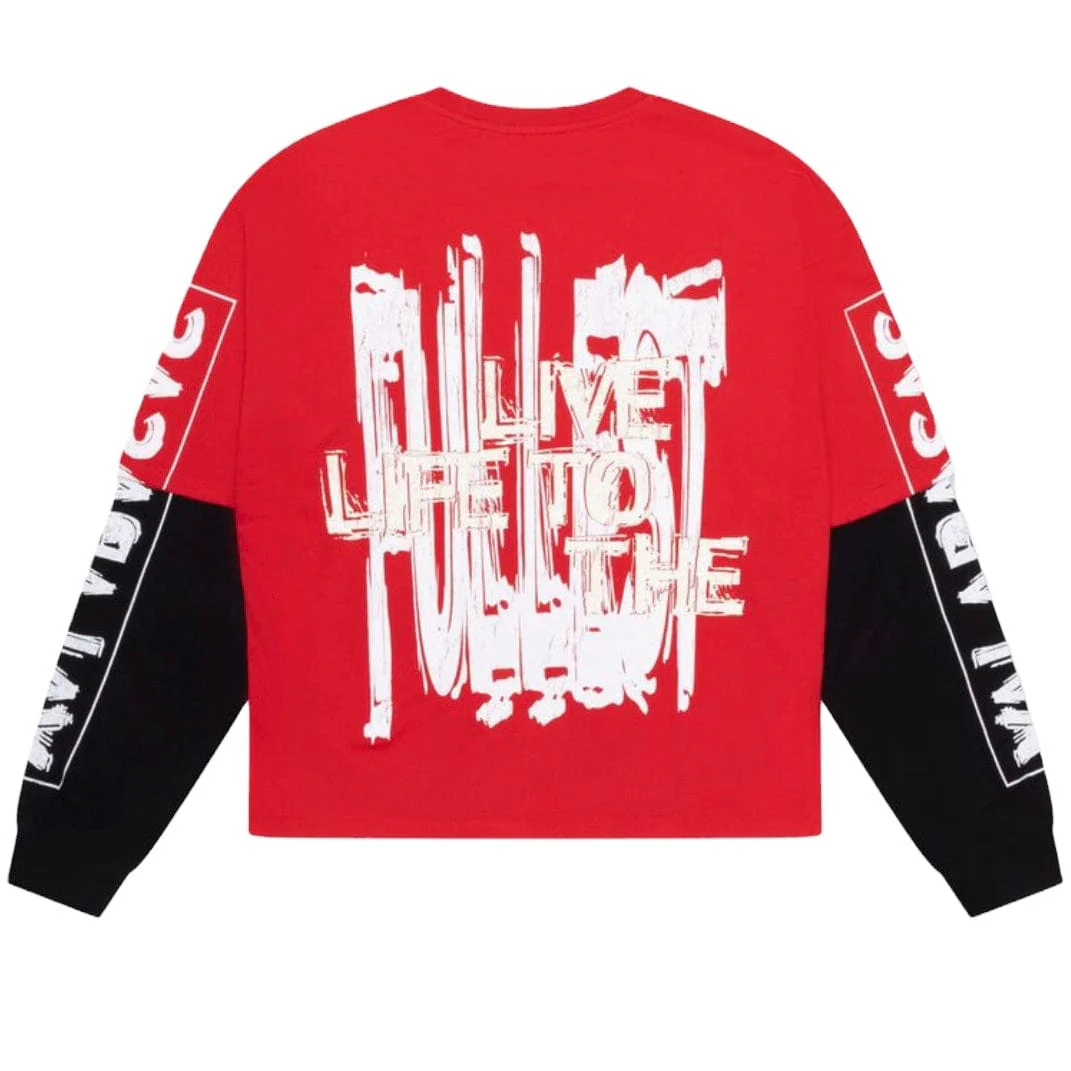 Valabasas Cascada Sweatshirt (Red) VLBS-VLS1-1002 - Image 2