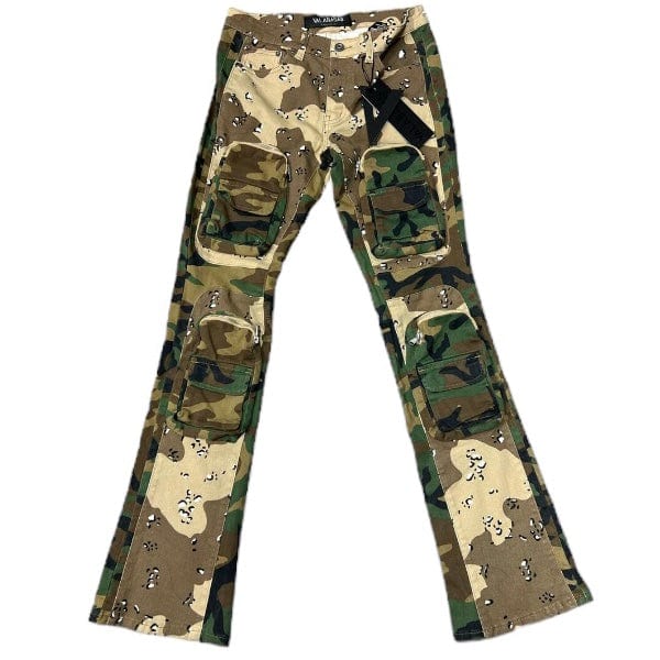 Valabasas Dual Soldier Camp Stacked Flare Jean (Camo) VLBS2722 - Image 14