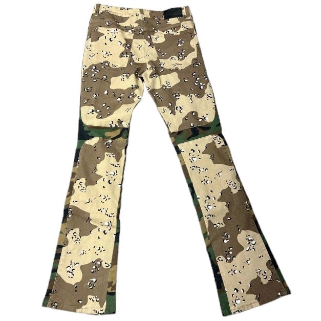 Valabasas Dual Soldier Camp Stacked Flare Jean (Camo) VLBS2722 - Image 15