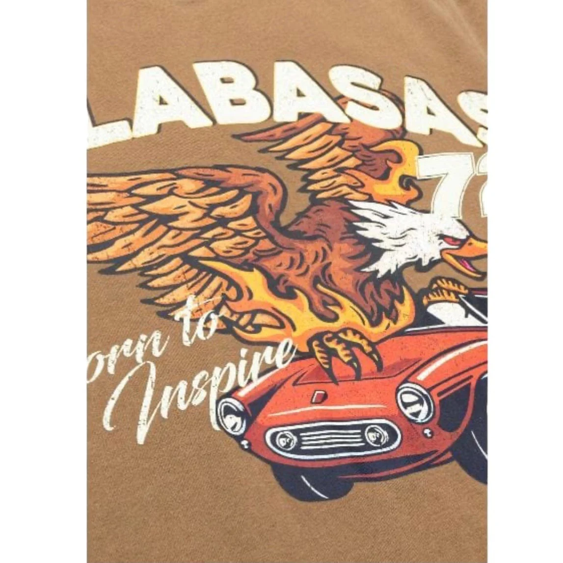 Valabasas "Firebird" Tee (Vintage Khaki) VLBS9008 - Image 3