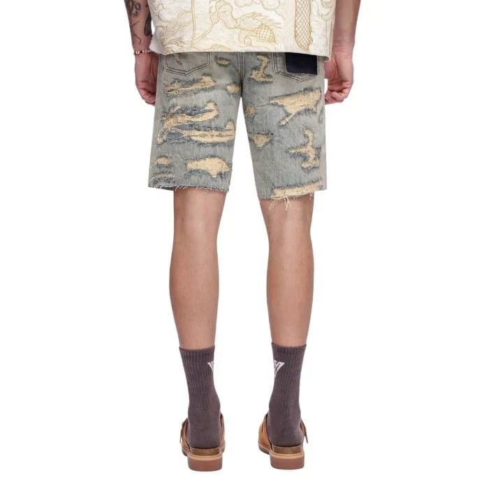 Valabasas Incise Denim Shorts (Vintage Wash) VLBS-VSH1-1009 - Image 5