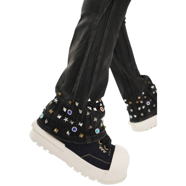 Valabasas Ion Stacked Denim (Grey Washed Waxed) VLBS-VJ3-1058 - Image 5
