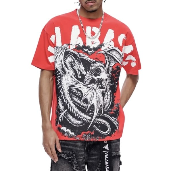Valabasas Nightforge Tee (Red) VLBS-VT1-1097 - Image 2