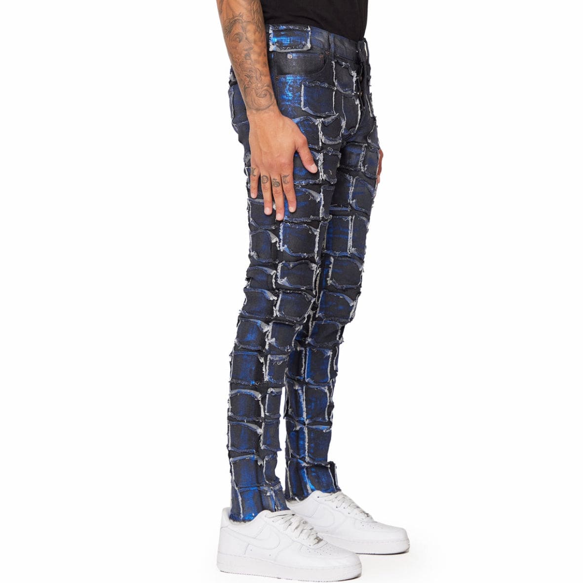 Valabasas Skinny Future Jeans (Royal Waxed) VLBS2237 - Image 3