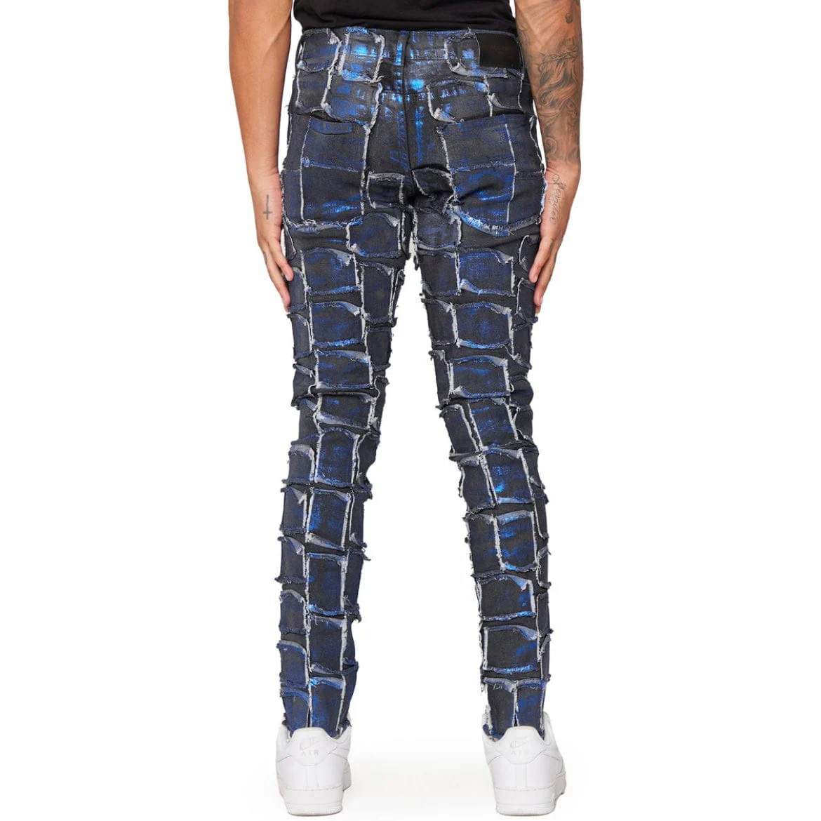 Valabasas Skinny Future Jeans (Royal Waxed) VLBS2237 - Image 5