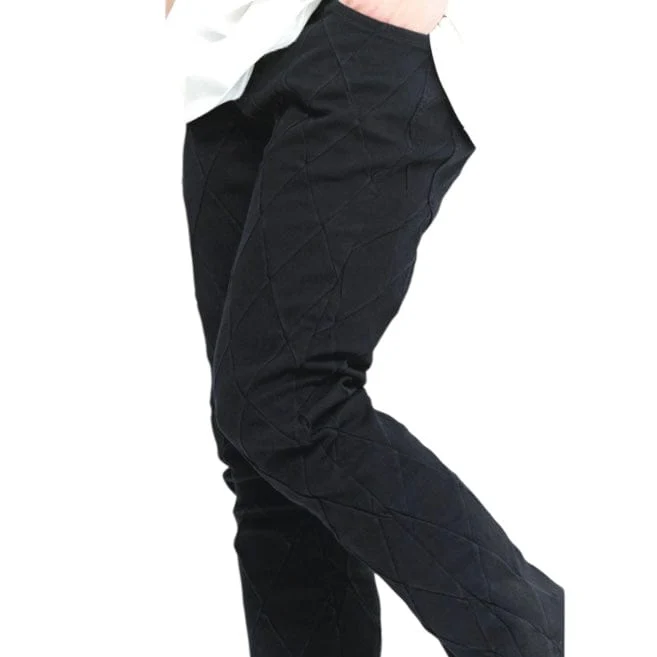 Valabasas Tired Stacked Denim Jean (Jet Black) VLBS-VJ3-1002 - Image 5