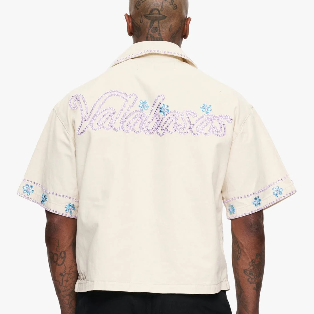 Valabasas Under Pressure Cropped Button Down (Cream) VLBS-VBD2-1005 - Image 2