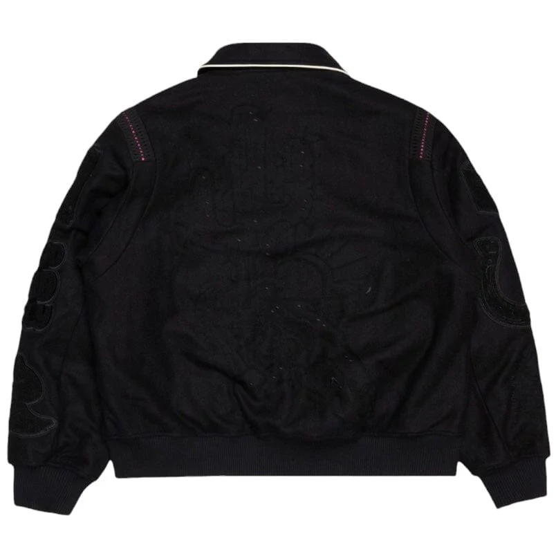Valabasas Wild Bunch Letterman Jacket (Black) VLBS941208 - Image 2
