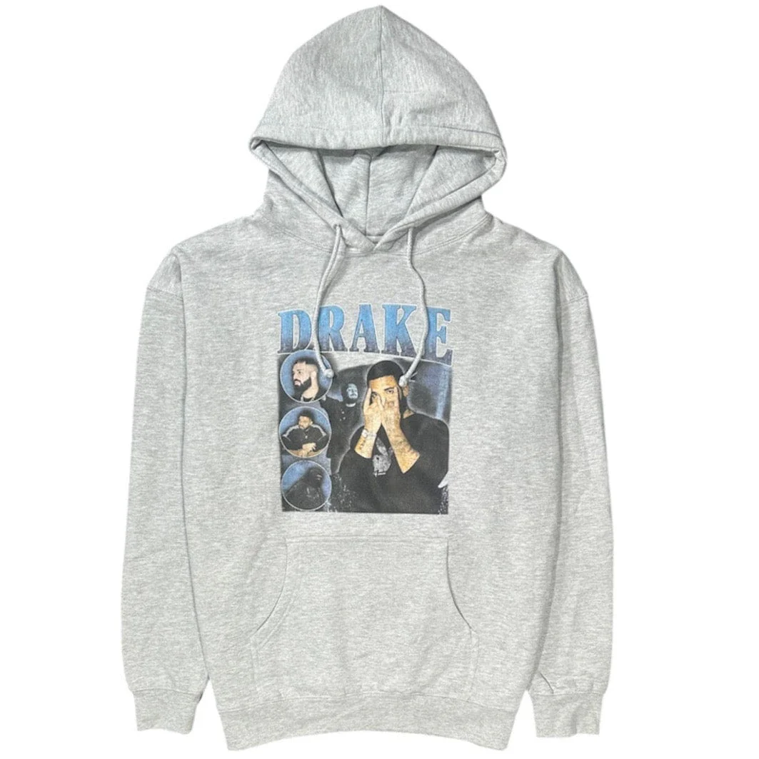 Vintage Drake Hoodie (Grey) VH4532
