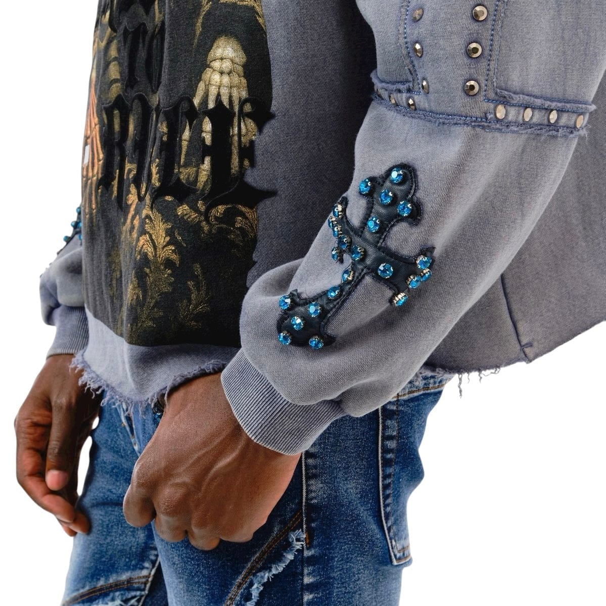 Voyage Studio King Hoodie (Midnight Gray) 53J12-MNGRY - Image 4