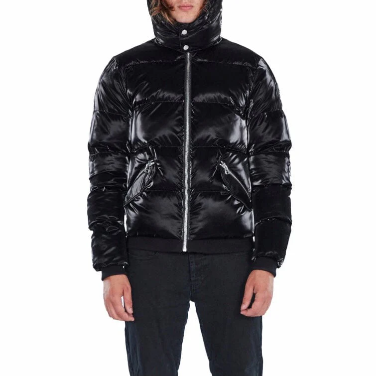Woodpecker Woody Bomber Jacket (All Wet Black) WPM001 - Image 8