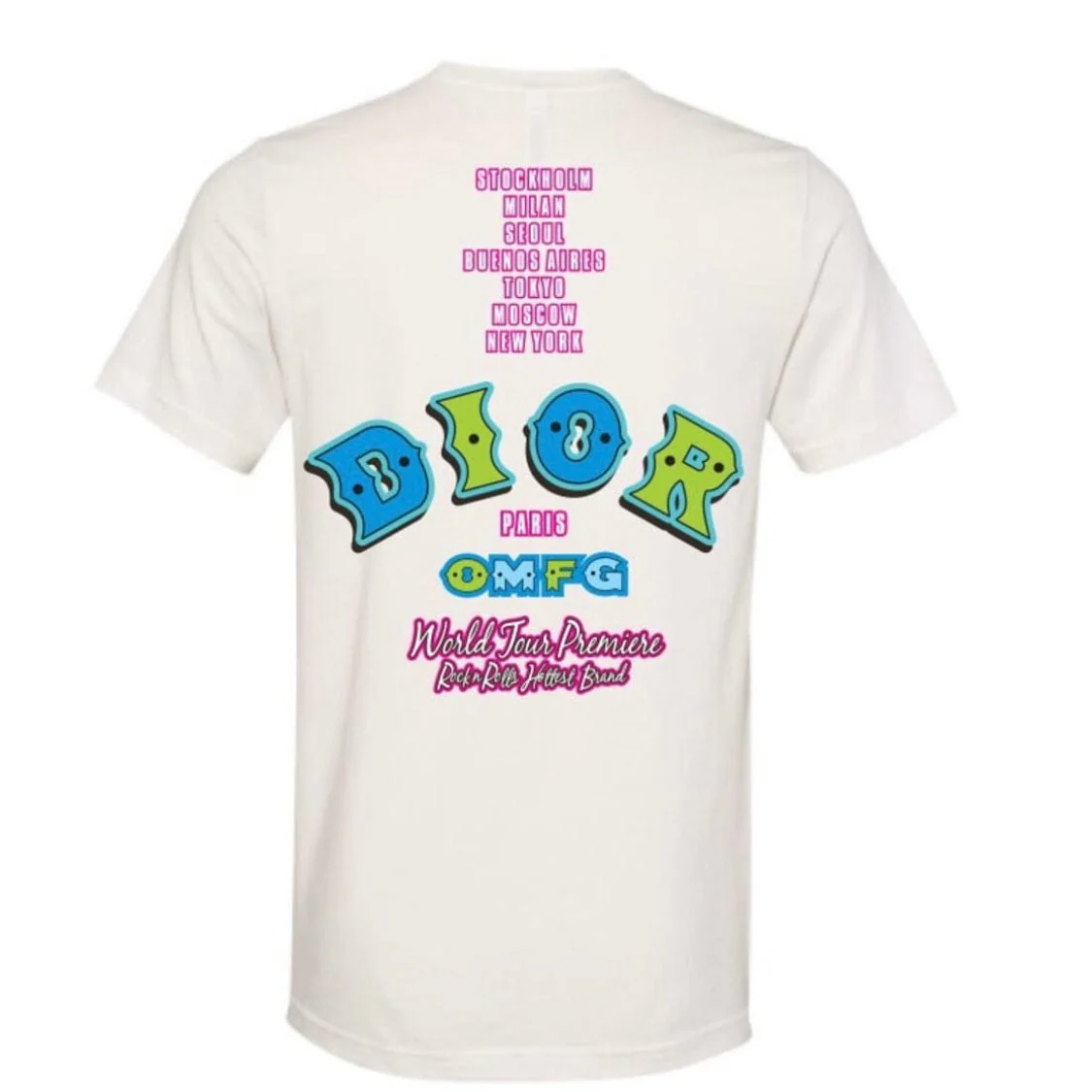World Tour Mohawk T Shirt (White) - Image 2