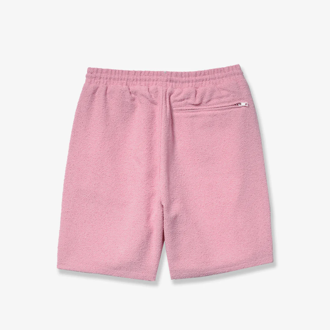 "Zambia" Woven Terry Shorts (pink) - Image 6